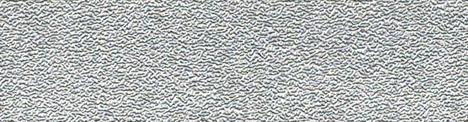 1m x 38mm x 1mm Knurled Point Silver Aluminium Edging U/G Per Metre A138 by Gildo Profilati