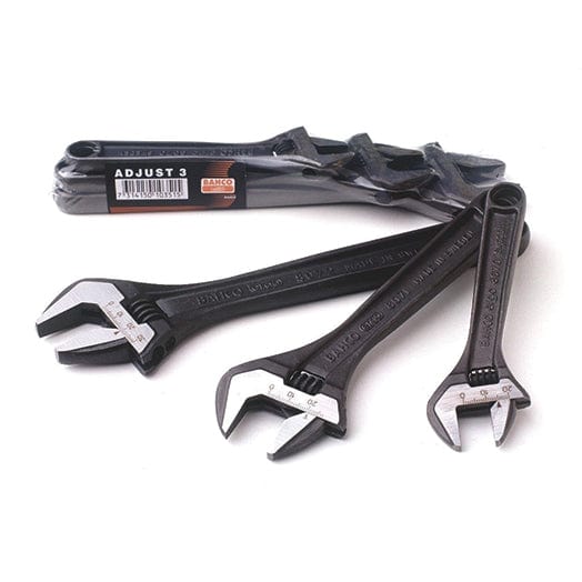3Pce Adjustable Wrench Set ADJUST3 by Bahco