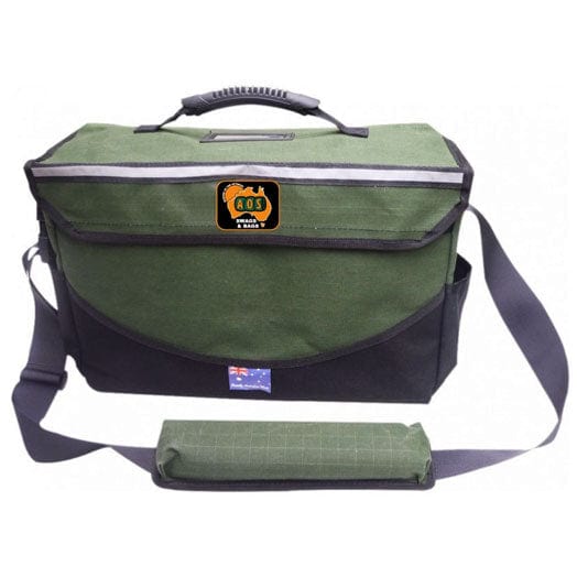 Green Canvas Large Deluxe Bag AOSBAGTDLX2 by AOS