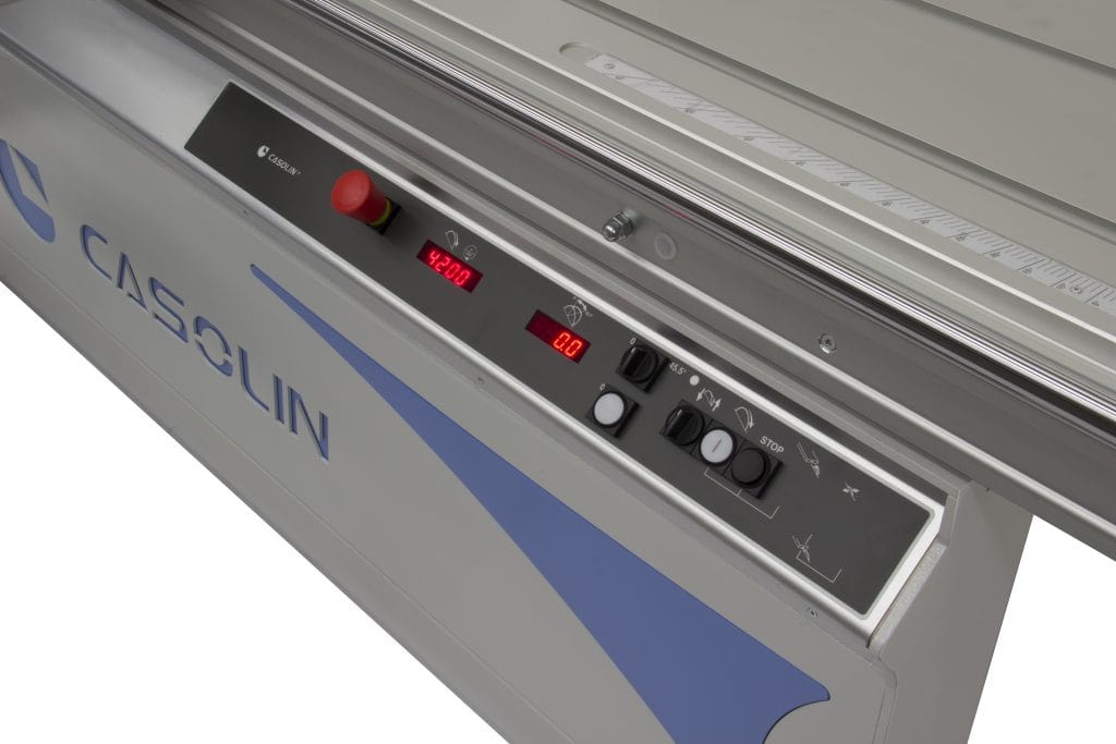 400mm (16") 7.5HP 3.8m Sliding Table Panel Saw with Parallelogram Cross Slide Fence 415V Astra 400 by Casolin