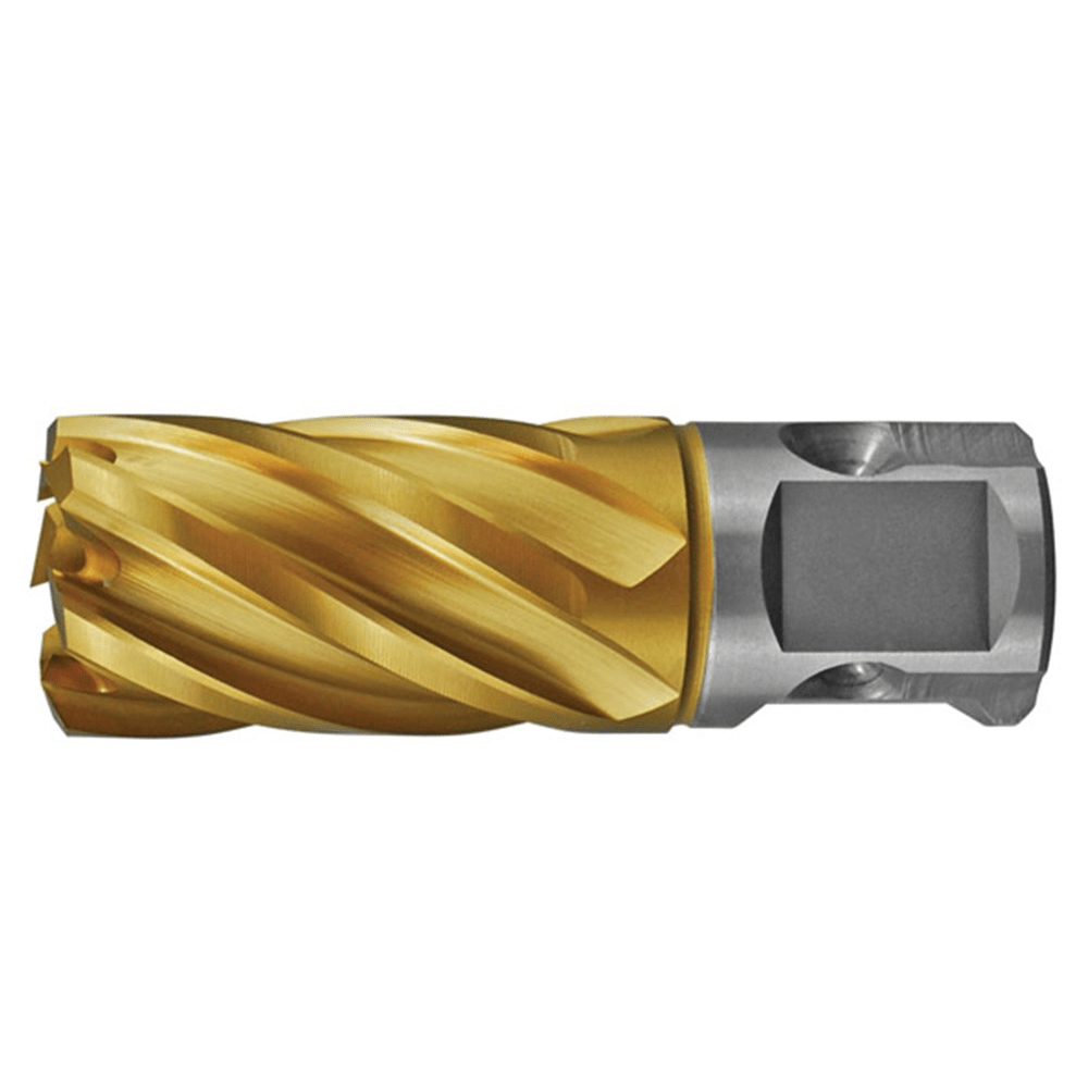 25mm Long Titanium Annular Cutter with Universal Shank AT1925 by Holemaker