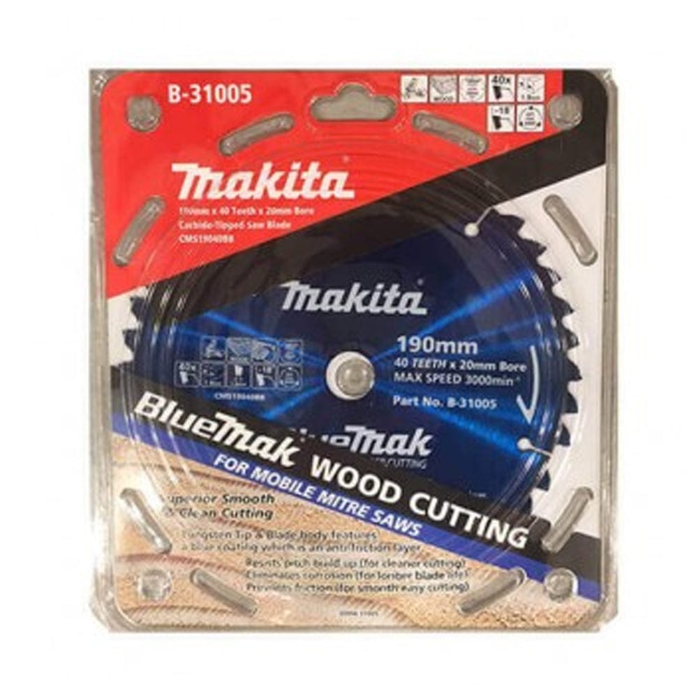 235mm x 25mm x 20T TCT Wood Cut BlueMak Saw Blade B-15198 by Makita