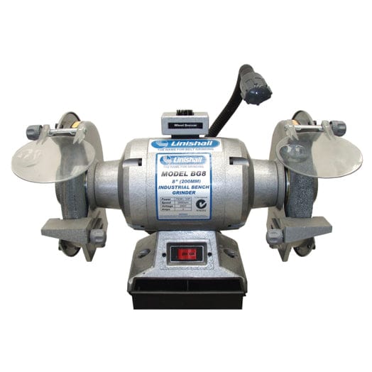 200mm (8") 1HP Bench Grinder with Belt & Disc Attachment BG8/915 by Linishall