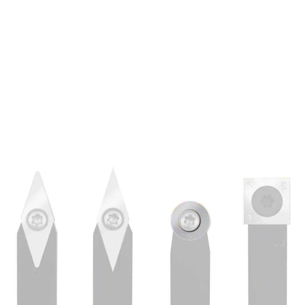Woodfast Round Tungsten Carbide Insert Blade / Tip - 12mm × 2.5mm x 30° - Compatible with Woodfast WFT0011 Woodturning System