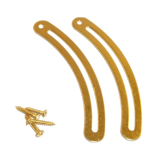 10Pce 65mm Heavy Duty Brass Plated Box Stays ST05