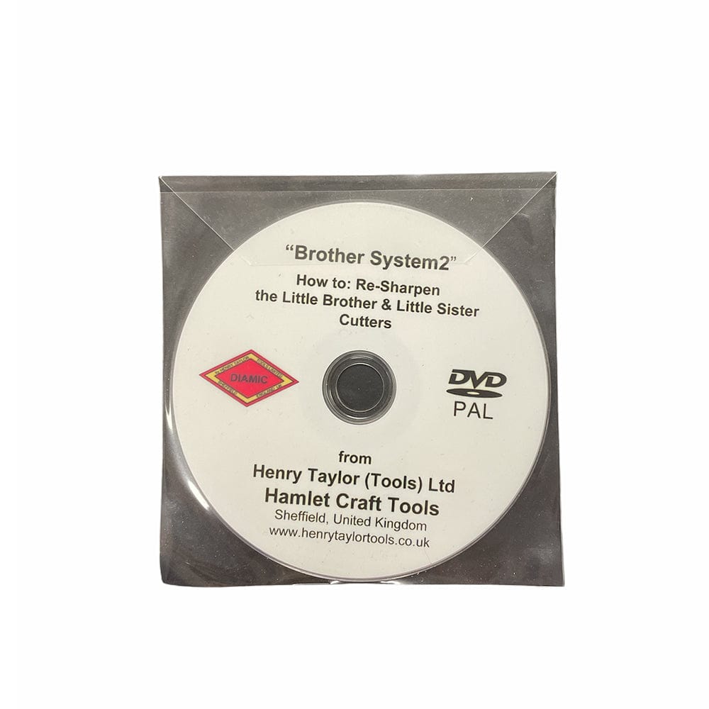Brother System 2 - How to Re-Sharpen the Little Brother & Little Sister Cutters Woodturning Tool System DVD by Henry Taylor Tools