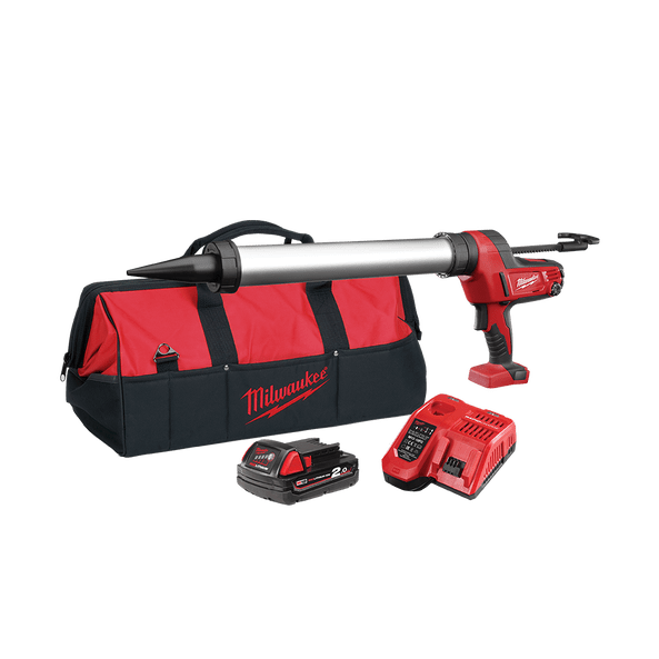18V Cordless 600ml Sausage Style Caulk Gun Kit C18PCG600A-201B by Milwaukee