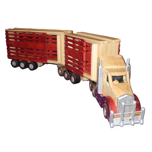 B Double Trailer Wooden Toy Plan & Pattern