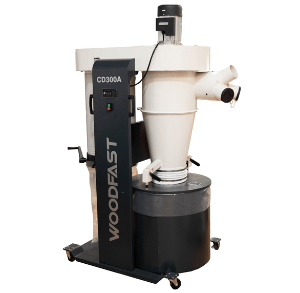 Industrial Cyclone Dust Collector / Extractor CD300A by Woodfast