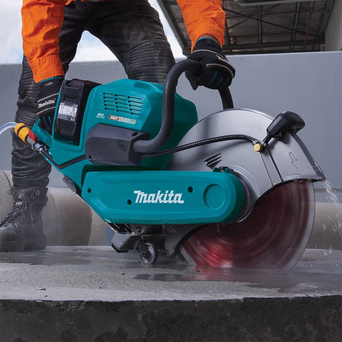 80V Max (40Vx2) Brushless 355mm (14") Power Cut Bare (Tool Only) CE001GZ by Makita