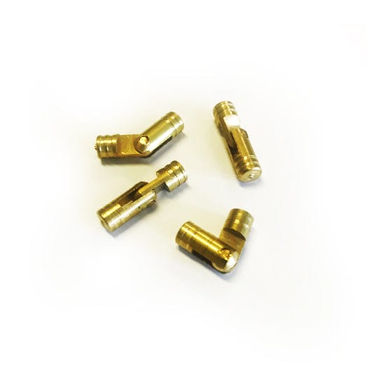 6mm x 2 Pair Solid Brass Concealed Hinge CH17