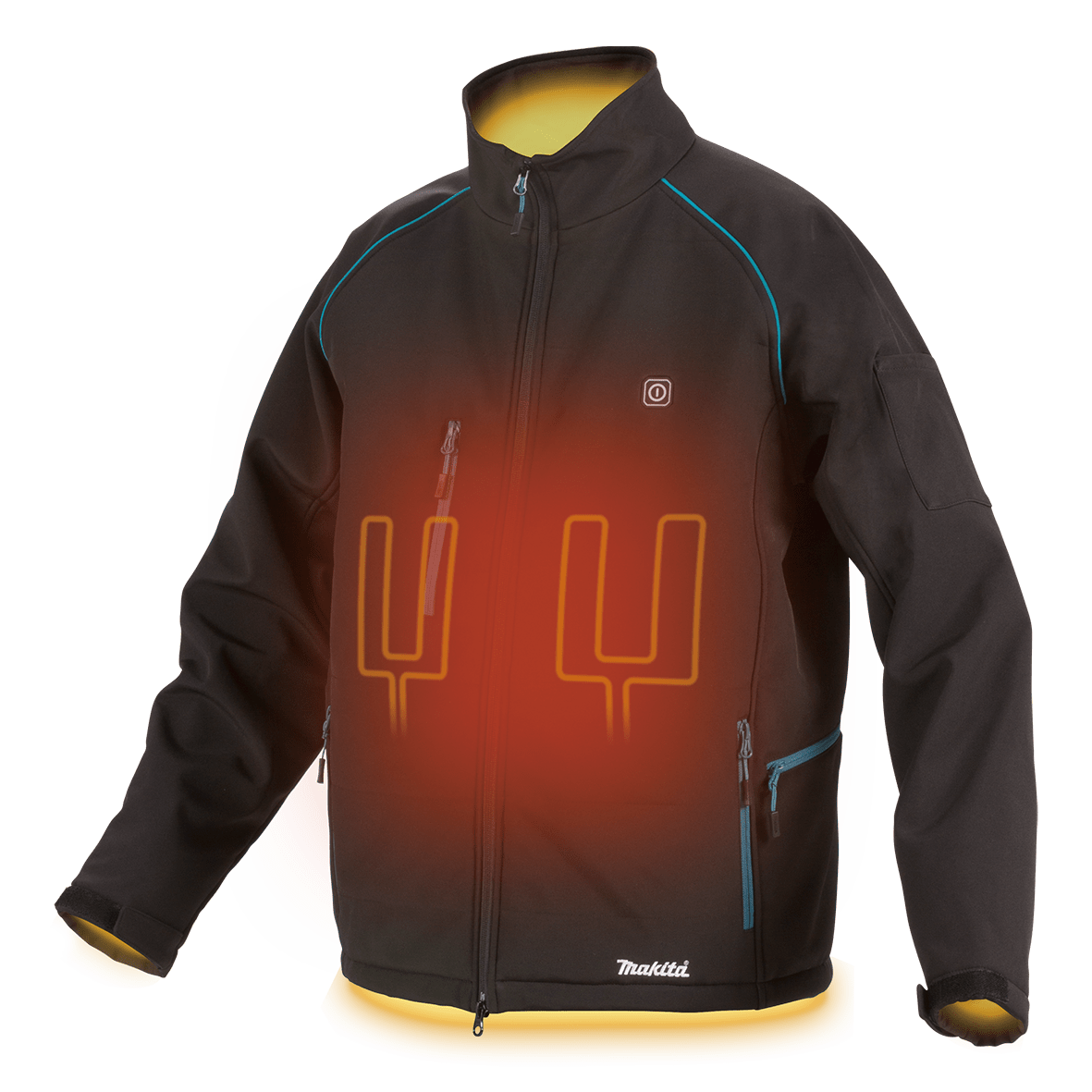 Makita 3XLarge 12V Black Heated Jacket CJ105DZ3XL