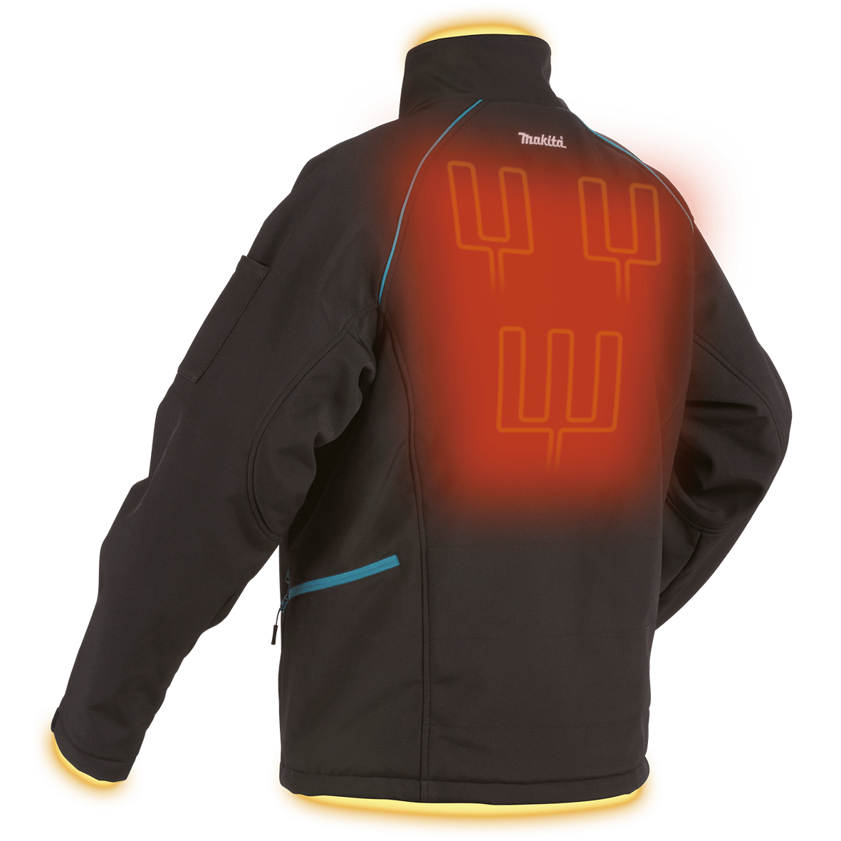 Large 12V Black Heated Jacket CJ105DZL by Makita