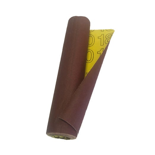 180G x 300mm x 10m Yellow Abrasive / Sandpaper Emery Cloth Roll 10m-180 by Colour Coded Grit