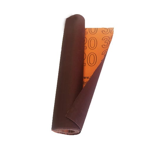 320G x 300mm x 10m Orange Abrasive / Sandpaper Emery Cloth Roll 10m-320 by Colour Coded Grit