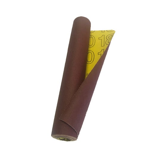 180G x 300mm x 2m Yellow Abrasive / Sandpaper Emery Cloth Roll 2m-180 by Colour Coded Grit