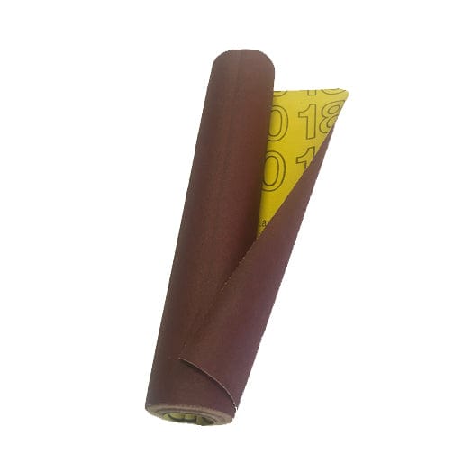 180G x 300mm x 5m Yellow Abrasive / Sandpaper Emery Cloth Roll 5m-180 by Colour Coded Grit