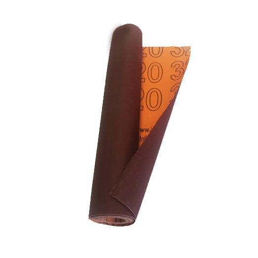 320G x 300mm x 5m Orange Abrasive / Sandpaper Emery Cloth Roll 5m-320 by Colour Coded Grit