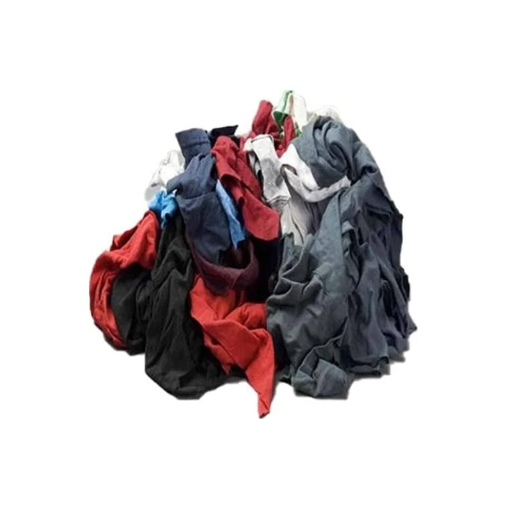 10Kg Bag of Coloured Cotton Cloth Rag