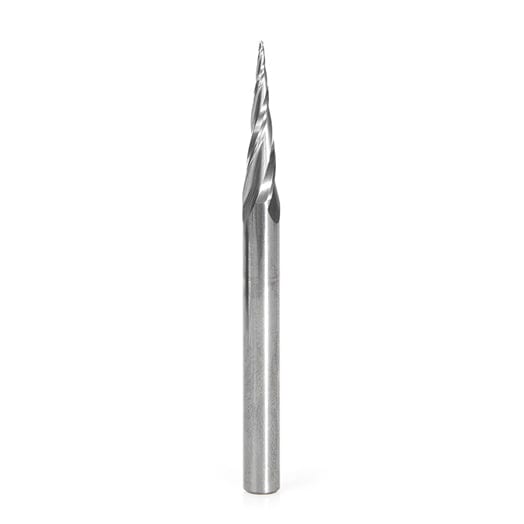 0.5mm (1/50") x 1/4" Shank Conical Cutter suit CNC Router iCarver 1520 by Geetech