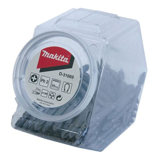 No. 2 x 65mm Phillips Double Ended Drive Bits D-31647 by Makita