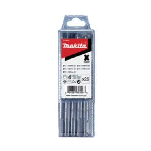 25Pce SDS Plus Drill Bit Set D-46268 by Makita