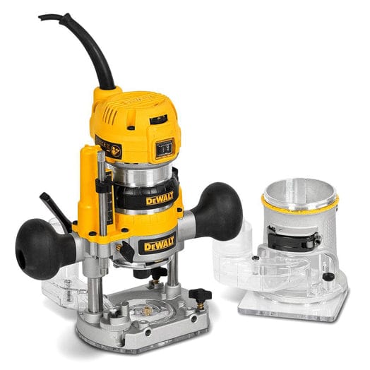 900W 1/4" Premium Plunge & Fixed Base Router Combination D26204K by Dewalt