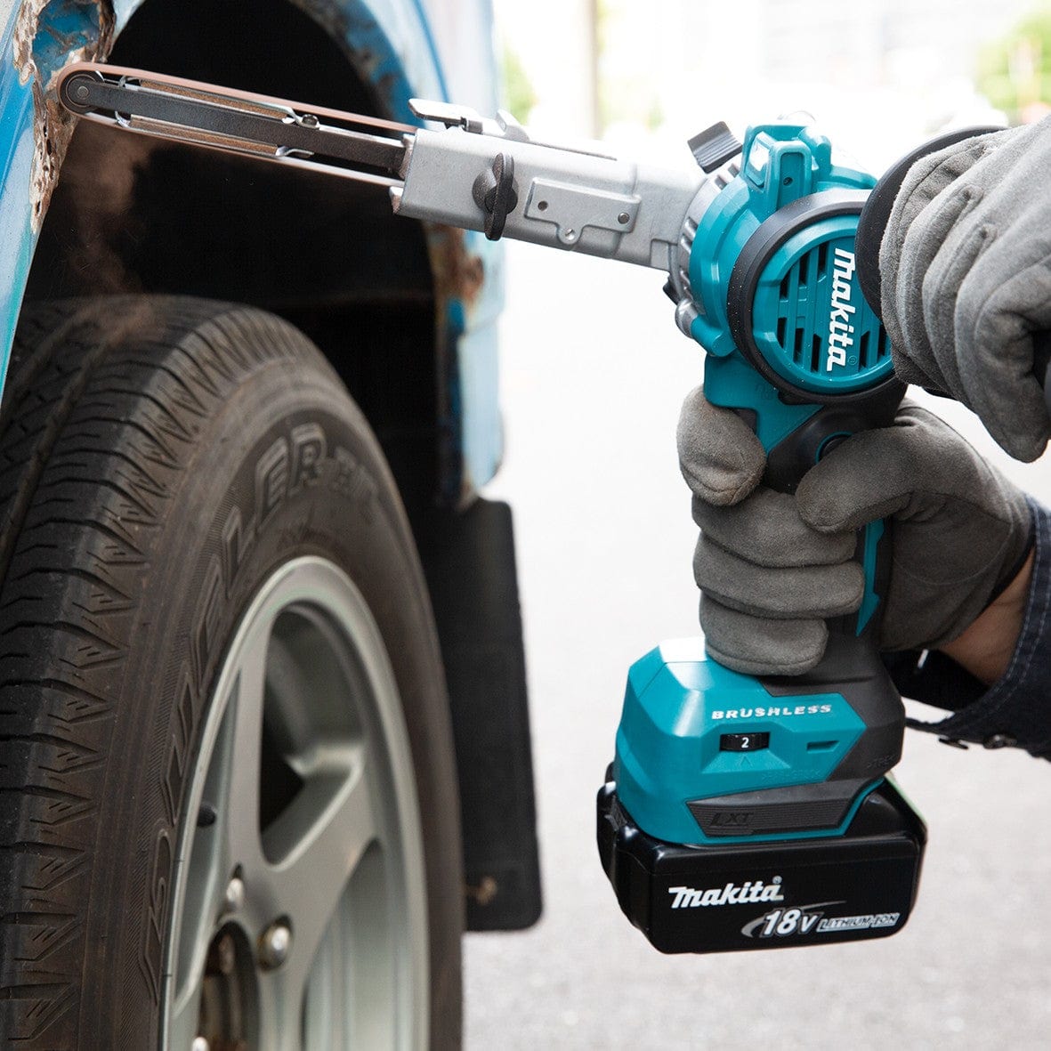 18V Brushless 9mm Power File Bare (Tool Only) DBS180Z by Makita