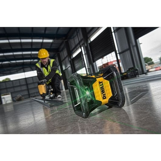18V XR Green Rotary Laser (1 X 2Ah) Kit DCE079D1G-XE by Dewalt