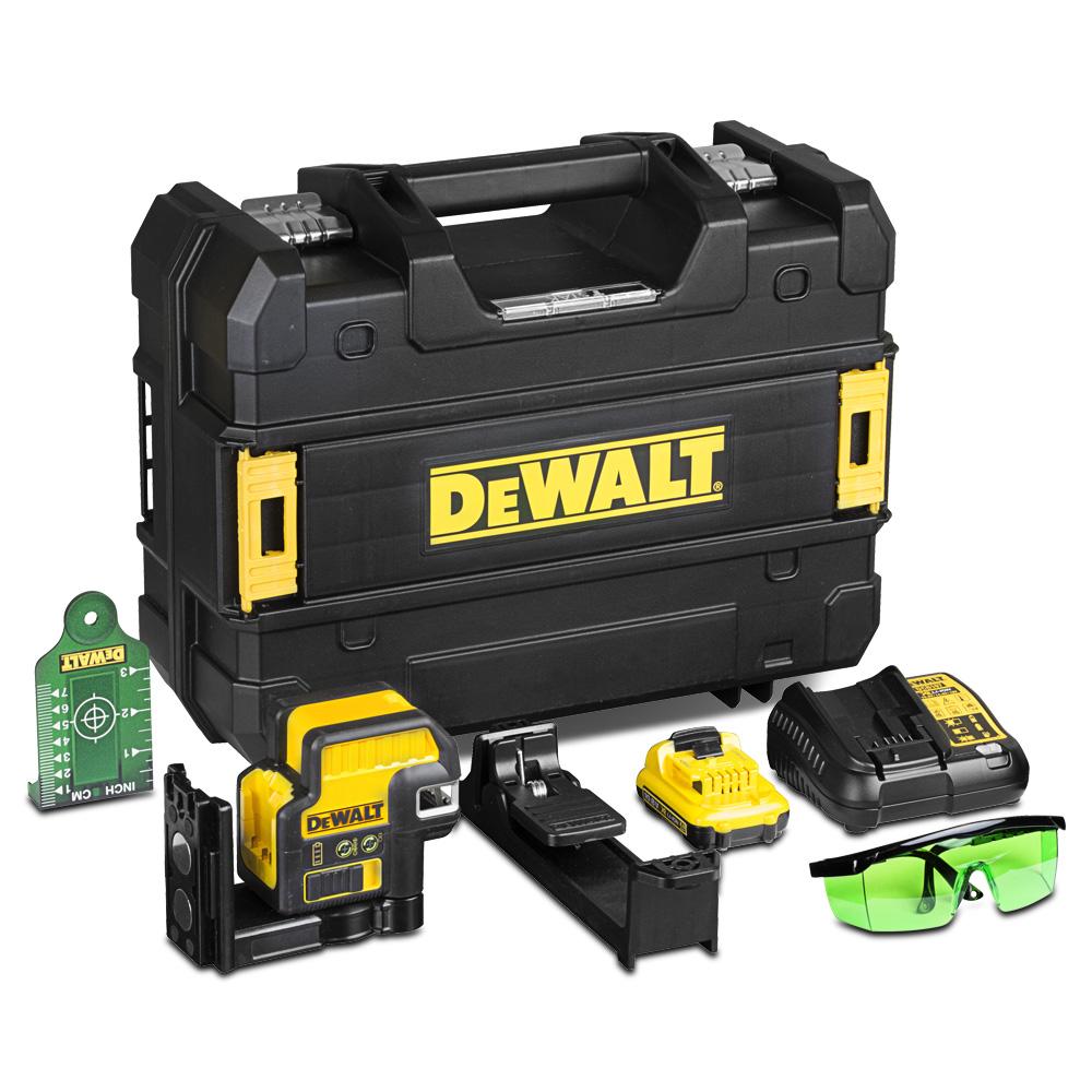 10.8V Li-Ion Cross Line Laser Level Kit DCE0822D1G-XE by Dewalt