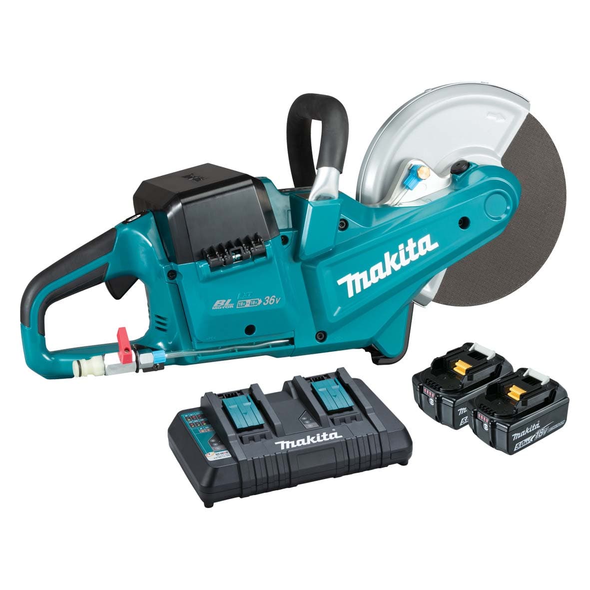 18Vx2 5.0Ah Brushless 230mm (9") Powercut Kit DCE090PT2 by Makita
