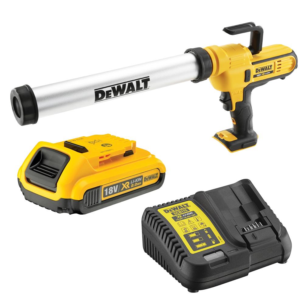 18V 600ml Caulking Gun Kit DCE580D1-XE by Dewalt