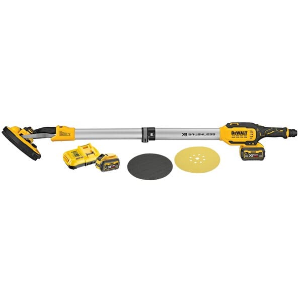 18V 6.0Ah 225mm (9") Brushless Drywall Sander Kit DCE800T2-XE by Dewalt