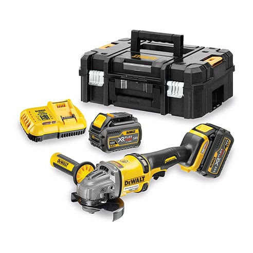 18V/54V 6.0Ah 125mm Brushless Angle Grinder Kit DCG414T2-XE by Dewalt