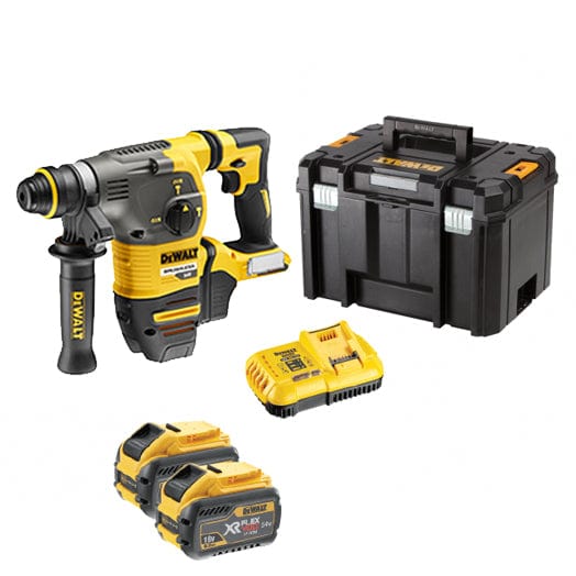 54V 9.0Ah XR Flexvolt Brushless SDS-Plus Rotary Hammer Kit DCH333X2-XE by Dewalt