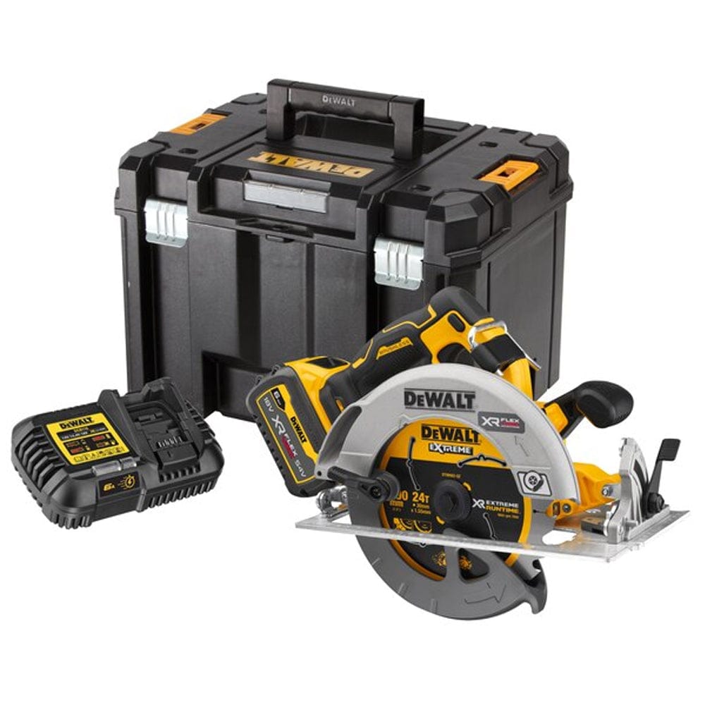 18V 184mm 6.0Ah FlexVolt Advantage Cordless Circular Saw Kit DCS573T1-XE by Dewalt