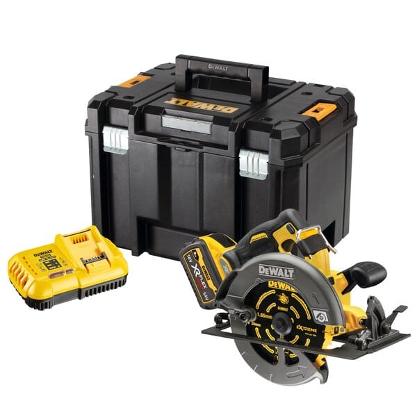 54V 9.0Ah XR Flexvolt 184mm Circular Saw Kit DCS578X1-XE by Dewalt