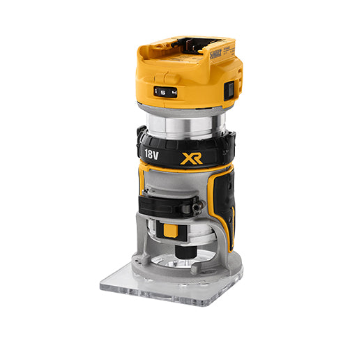 18V Brushless 8mm (1/4") Router Bare (Tool Only) DCW600N-XJ by DeWalt