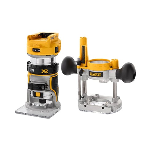 DeWalt 18V Brushless 8mm (1/4") Router Bare (Tool Only) DCW604N-XJ