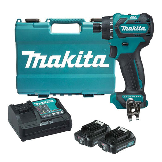 12V Max Mobile Brushless 1/4" Hex Chuck Driver Drill Kit DF032DSAE by Makita