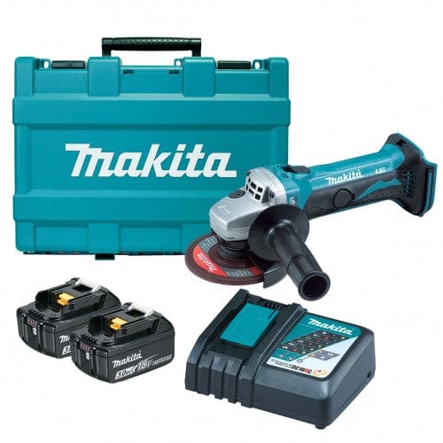 18V 3.0Ah 115mm Angle Grinder Kit DGA452RFE by Makita