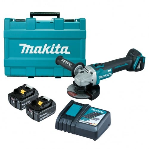 18V 5.0Ah 125mm Brushless Angle Grinder Kit DGA504RTE by Makita