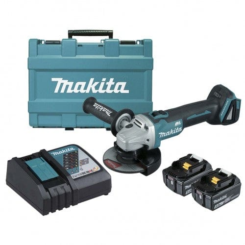 18V 5.0Ah 125mm Brushless Angle Grinder Kit DGA506RTE by Makita