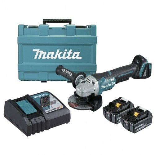 18V 5.0Ah 125mm Brushless Angle Grinder Kit DGA508RTE by Makita