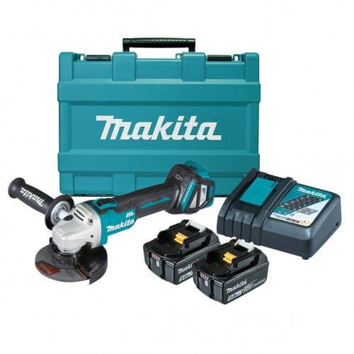 18V 5.0Ah 125mm Brushless Angle Grinder Kit DGA511RTE by Makita