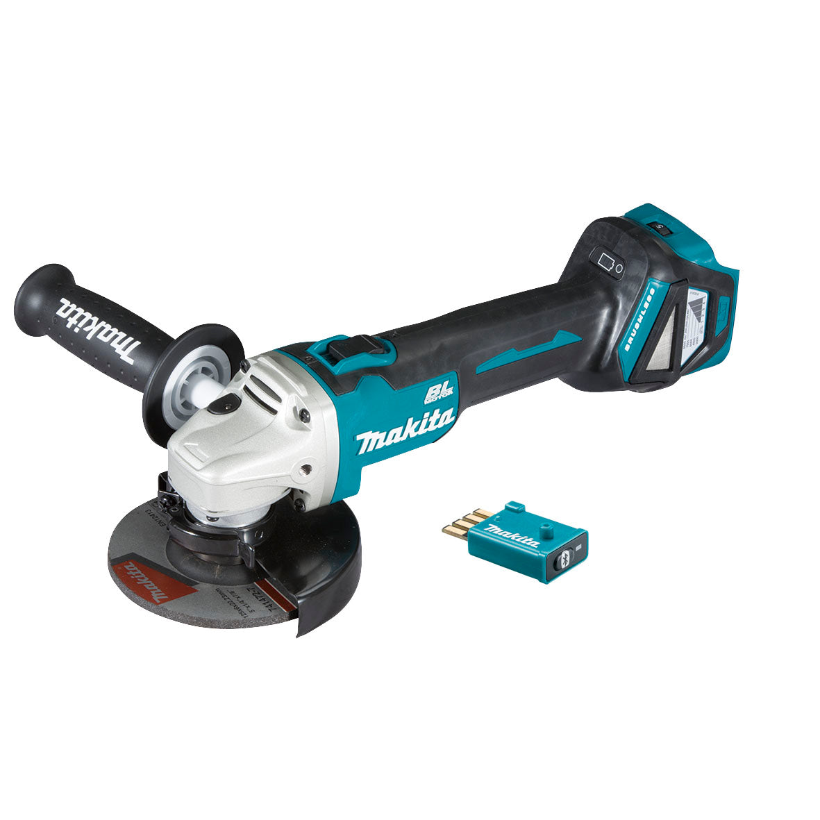 18V 125mm Brushless AWS Slide Switch Angle Grinder Bare (Tool Only) DGA512ZU by Makita