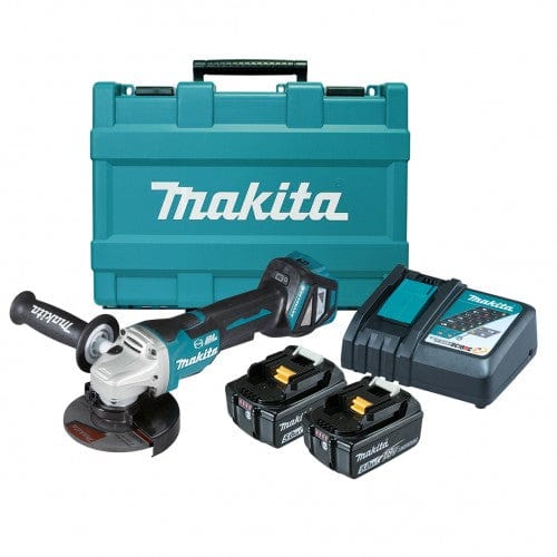 18V 5.0Ah 125mm Brushless Angle Grinder Kit DGA517RTE by Makita