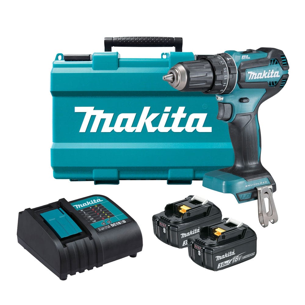 18V Brushless Hammer Driver Drill Kit DHP485SFE by Makita