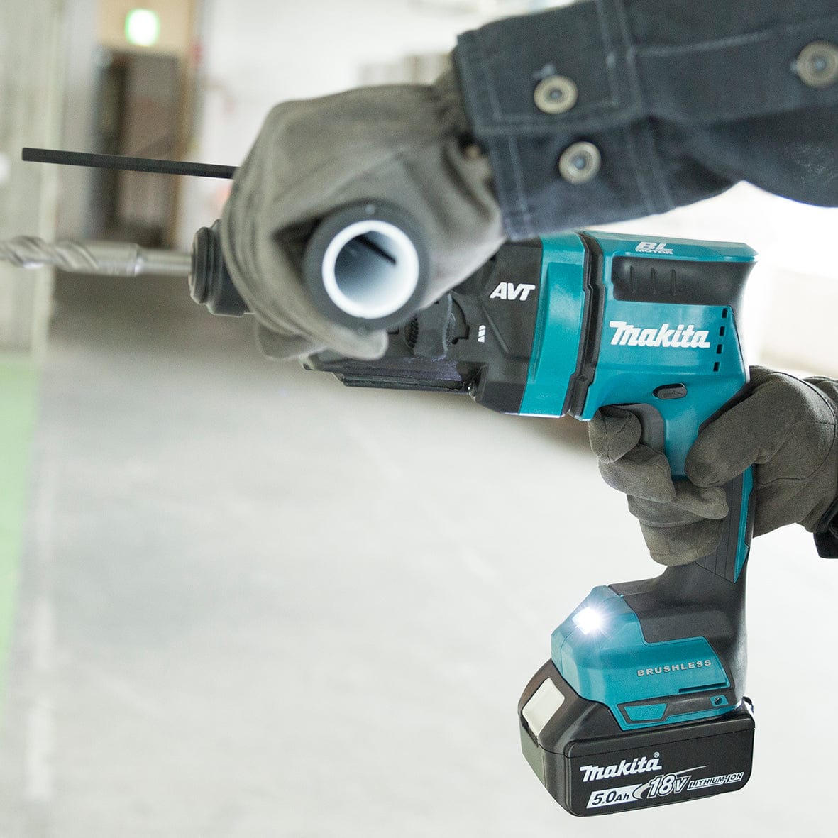 18V 18mm Brushless AWS* Rotary Hammer Bare (Tool Only) DHR182Z by Makita