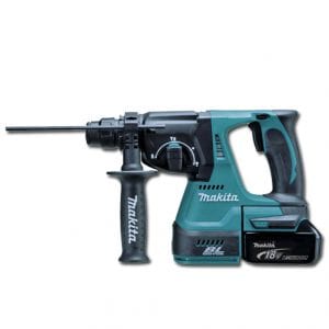 18V Mobile Brushless 24mm SDS Plus Rotary Hammer Kit DHR242RTE by Makita